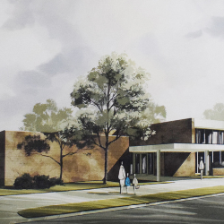 Chippewa Falls Public Library Drawing